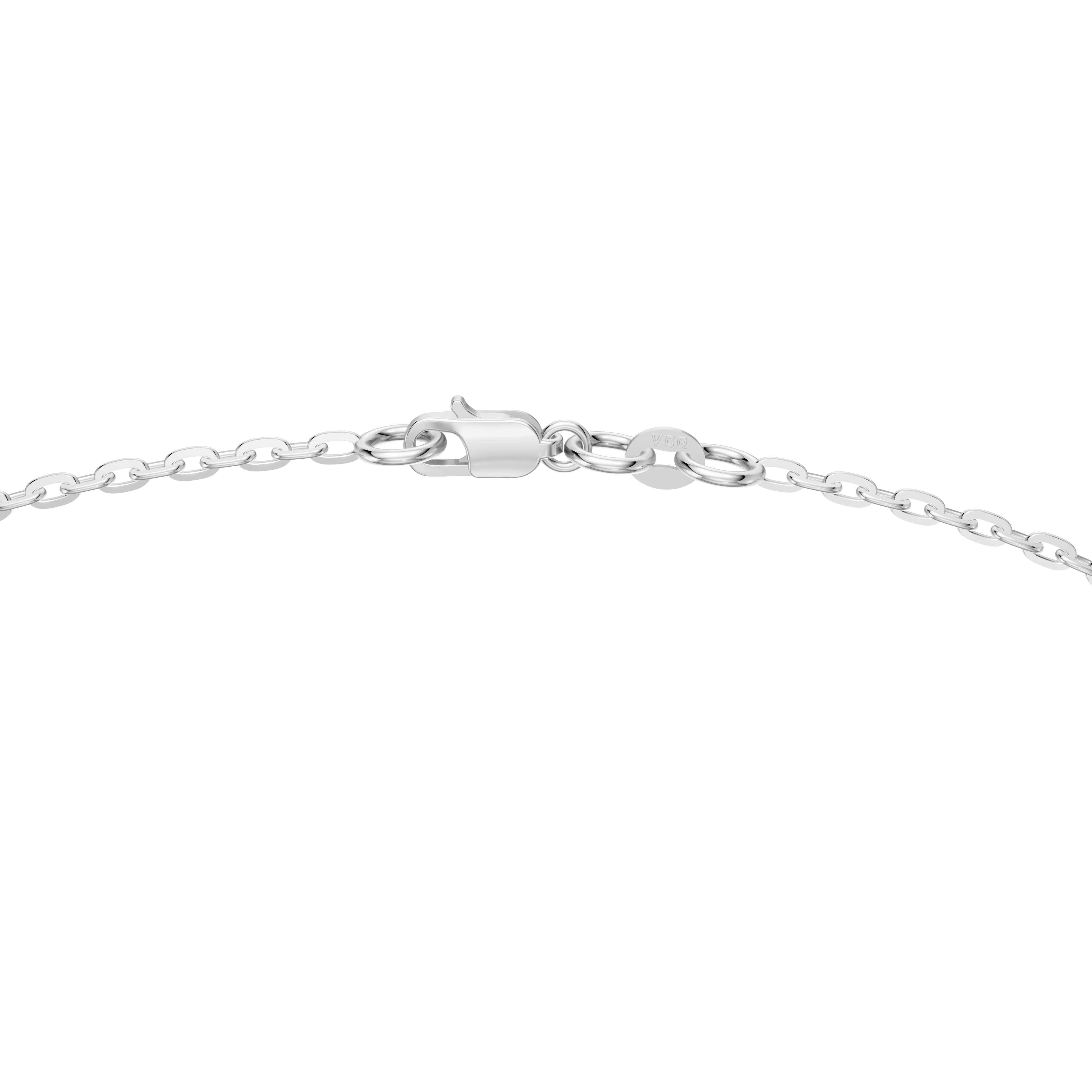 Mặt dây nữ Kim cương Vàng trắng & hồng 14K VCR MN-0191 sắc sảo