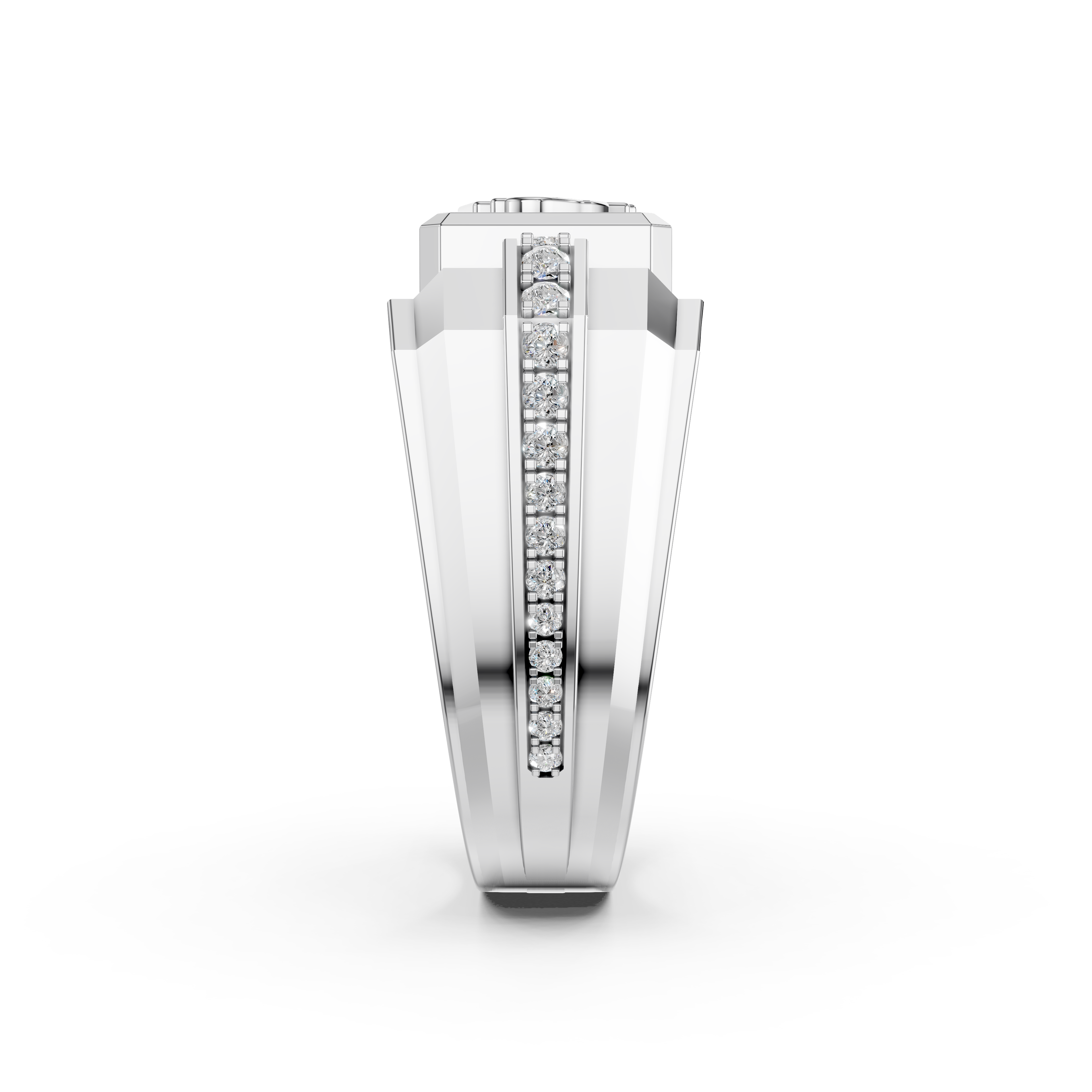 Nhẫn nam Kim cương Lab-grown Vàng vàng 18K VCR NA-0476 lịch lãm