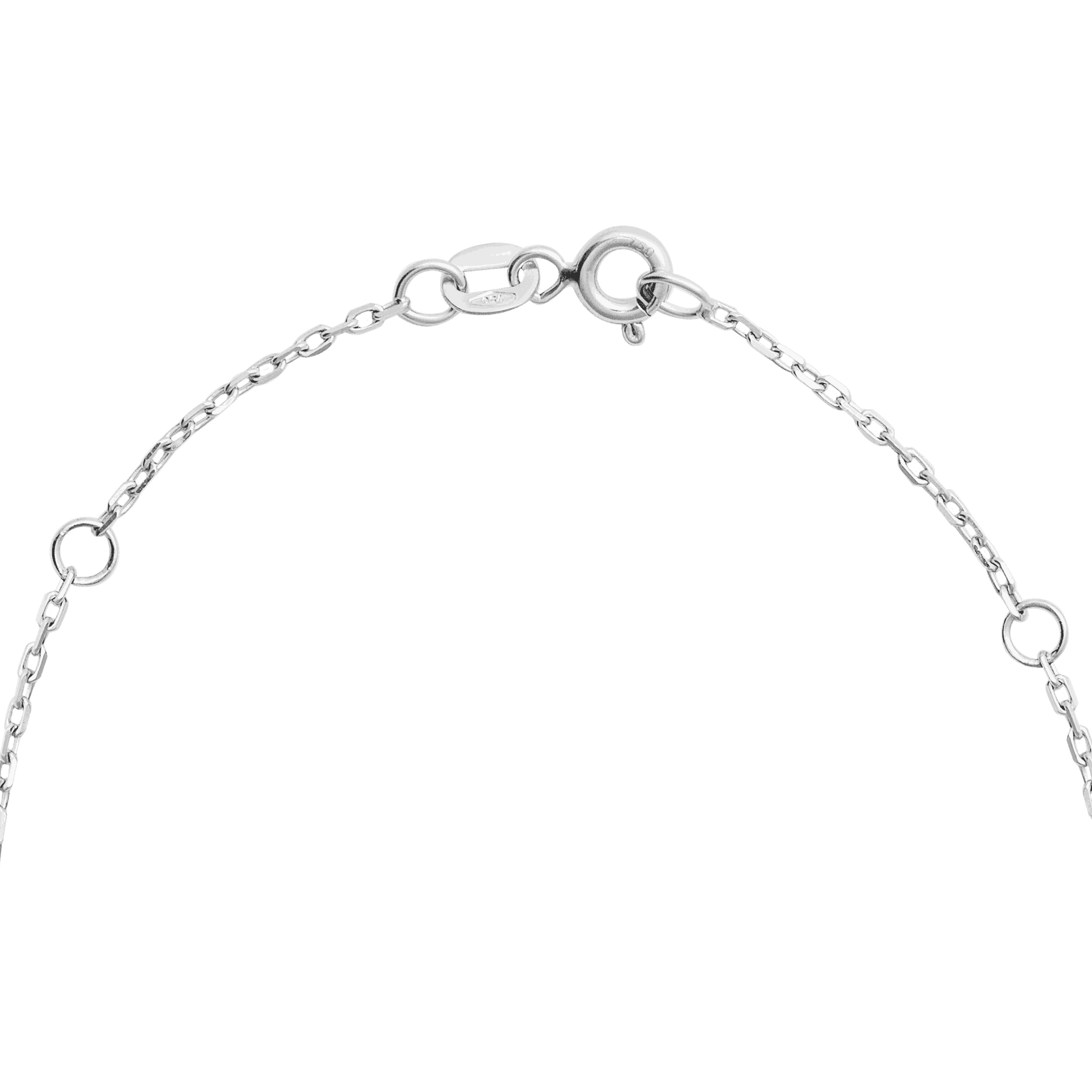 Dây chuyền nữ Kim cương Vàng trắng 18K VCR DN-0183 tinh xảo