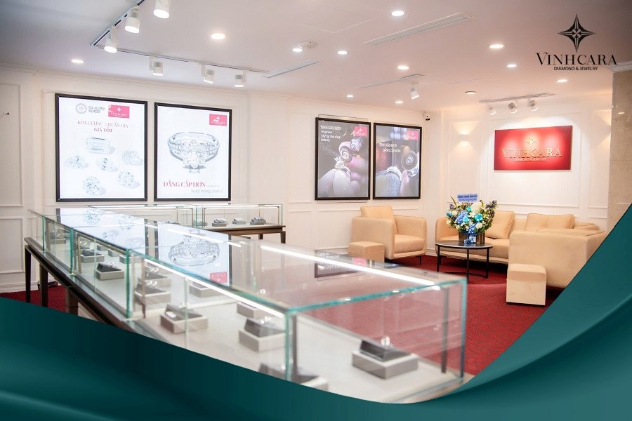 Kim cương Cushion giá chuẩn quốc tế tại Vĩnh Cara