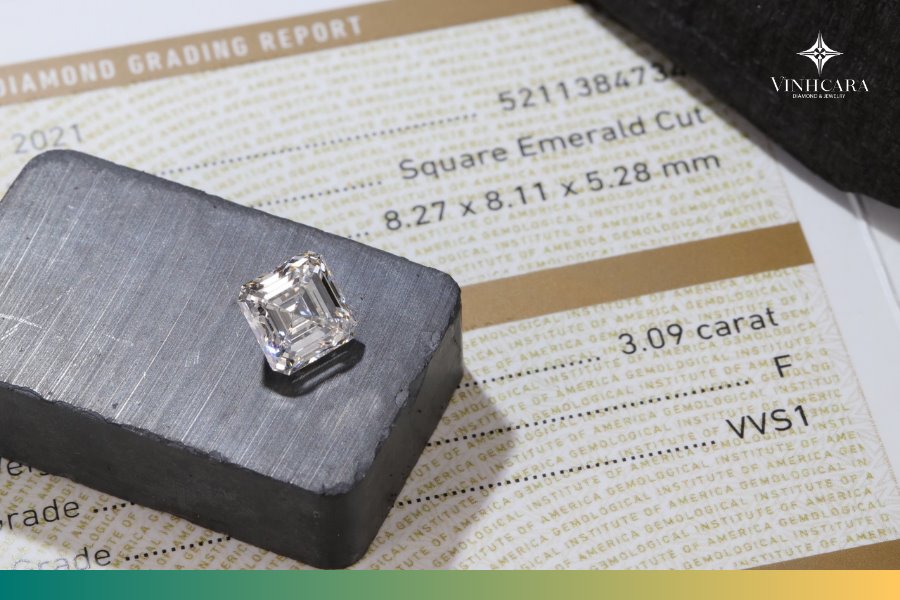 Kích thước kim cương 2 Carat phụ thuộc vào kiểu cắt