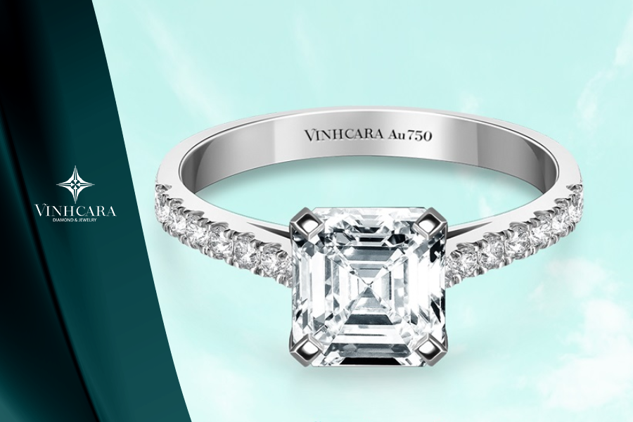 Trang sức kim cương Asscher độc đáo và tỏa sáng