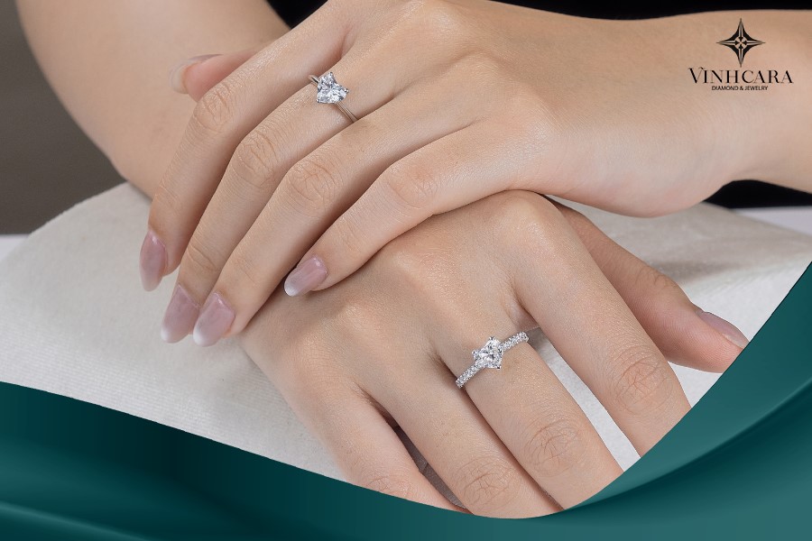Kim cương Heart trang trọng