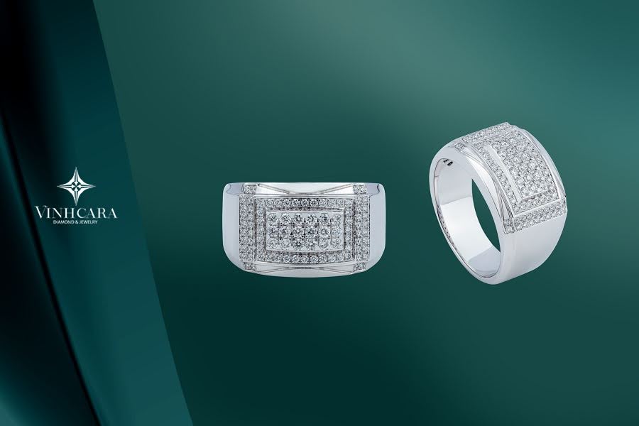 Mẫu nhẫn kim cương nhóm D cao cấp
