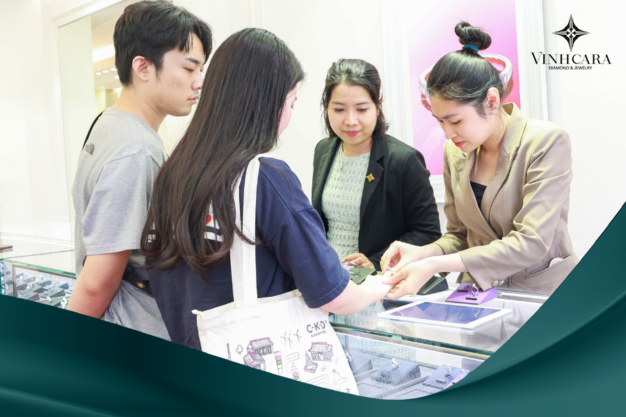 Nhẫn cưới Vĩnh Cara đáp ứng được mọi tiêu chuẩn về thẩm mỹ 