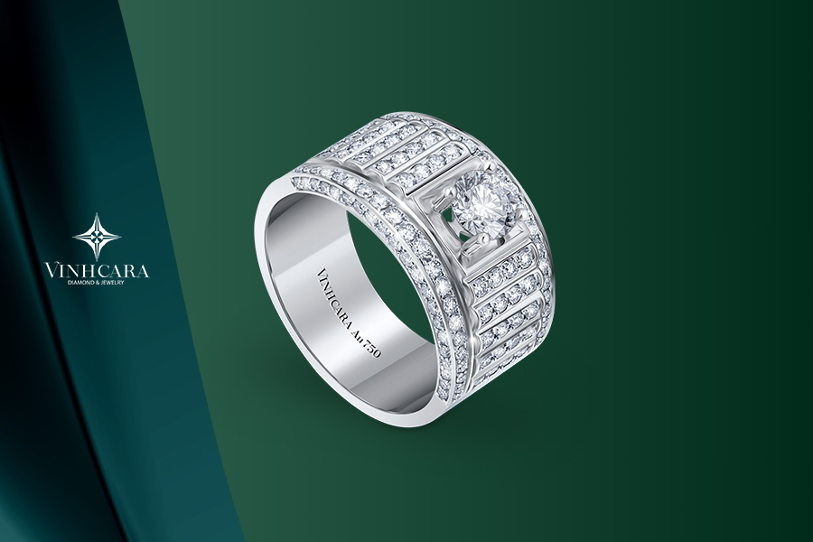 Nhẫn kim cương 5ly4 chất lượng phải đạt chuẩn 4C