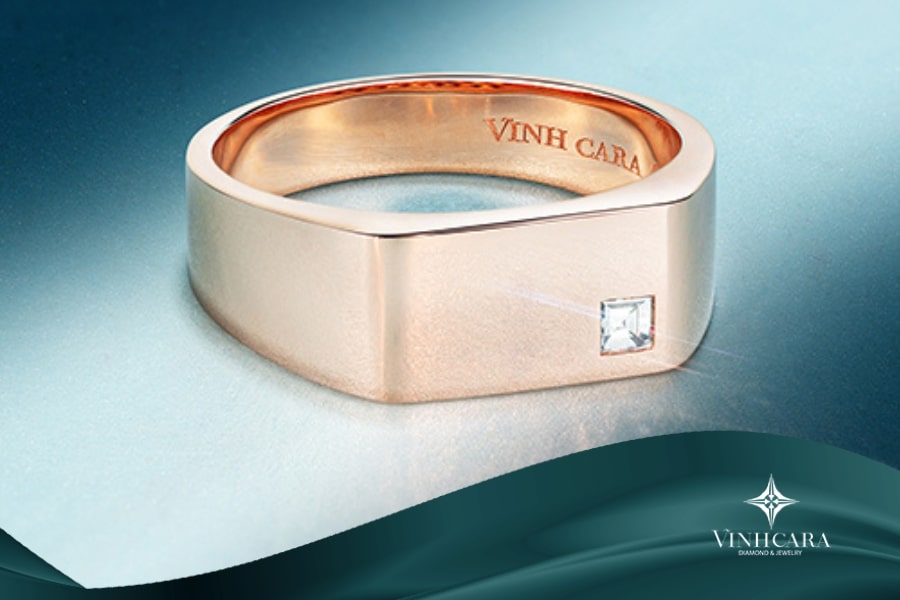 Nhẫn Signet nam cao cấp dành cho phái mạnh