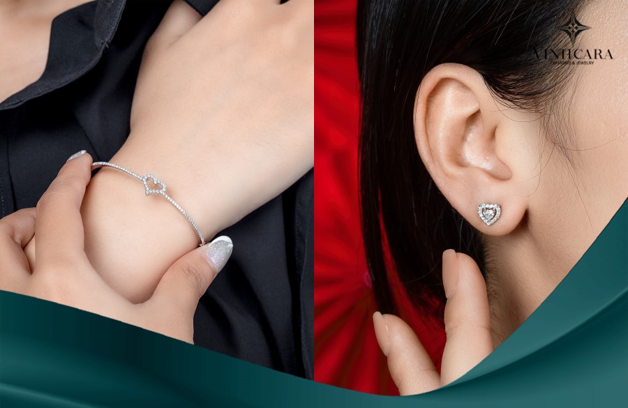 Những thiết kế trang sức kim cương 5 ly 4 không thể nào bỏ qua