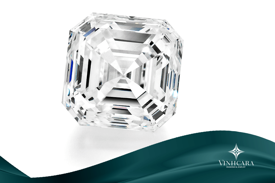 Giác cắt kim cương Asscher phản chiếu tối đa vẻ đẹp 