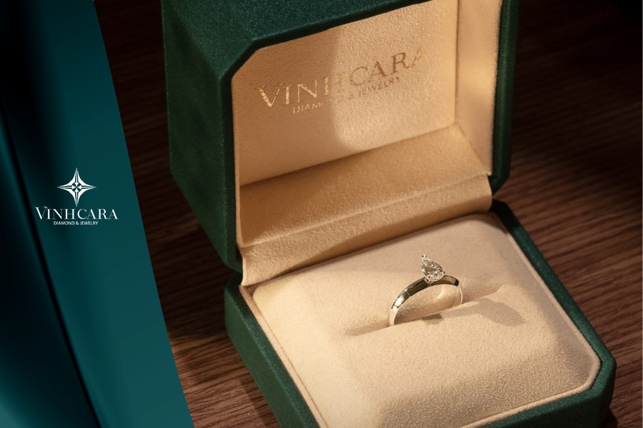 Giác cắt kim cương Pear thanh lịch, sang trọng